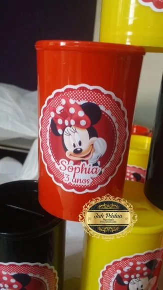 Adesivo minnie 6 x 6