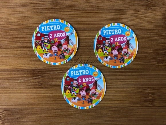 Adesivo Mundo Bita Fazendinha