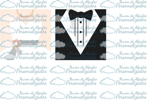 Adesivo p/ Caixinha - Casamento