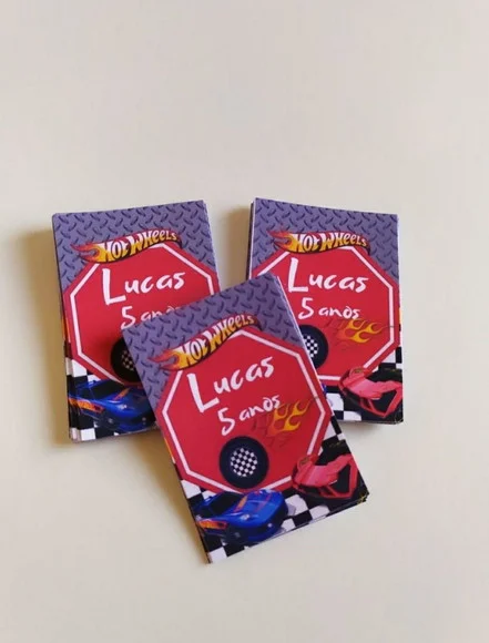 Adesivos Tubetes Hot Wheels Personalizados
