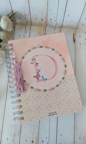 Agenda 2026 com Capa Personalizada Inicial Nome