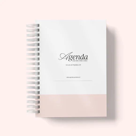Agenda Cristã c/ 01 Versículo Por Página(escolha Capa)