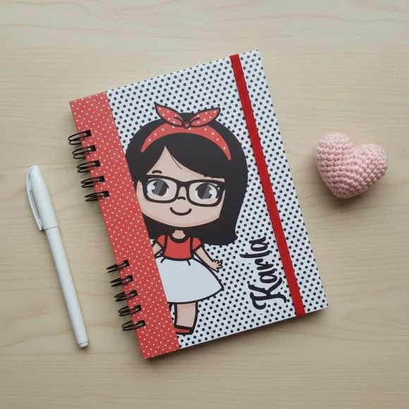 Agenda Escolar Personalizada - Escolha a Capa