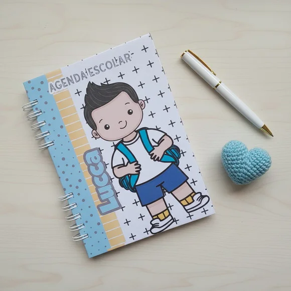 Agenda Escolar Personalizada - Escolha Capa