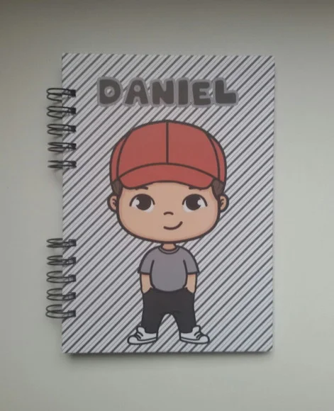Agenda Escolar Personalizada Permanente -escolha a Capa