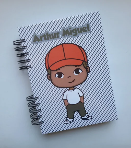 Agenda Escolar Personalizada Permanente -escolha a Capa