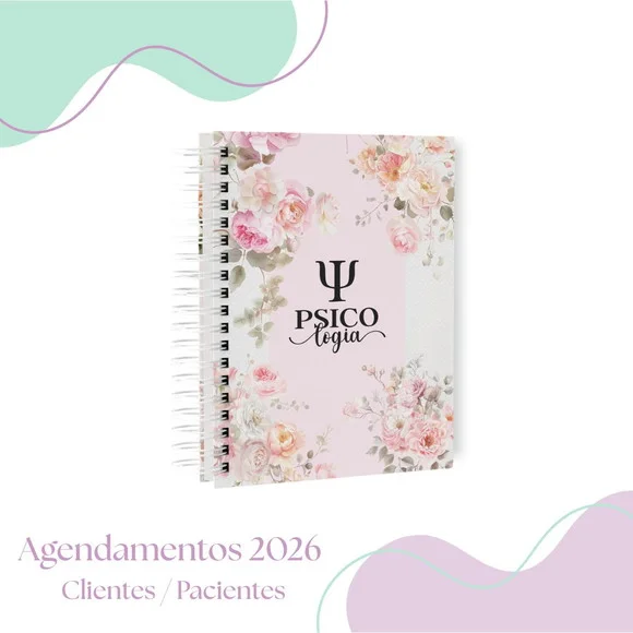 Agendamentos de Clientes/pacientes 2026(escolha a Capa)