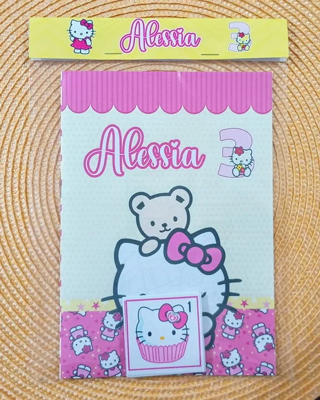 Álbum de Figurinhas Personalizado Hello Kitty 15x21