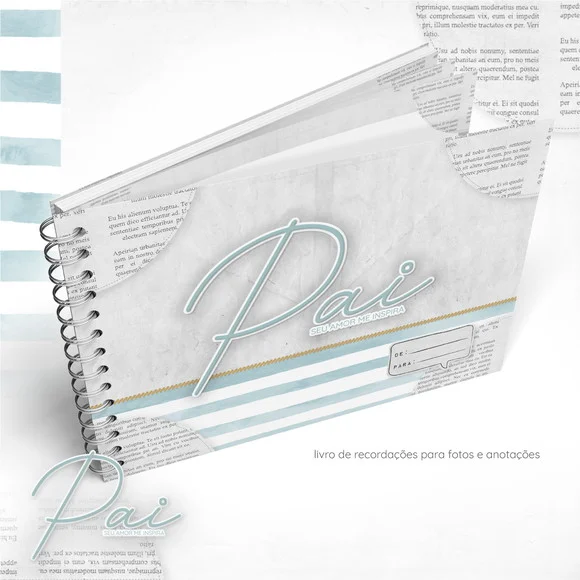 Álbum Pai Personalizado - Registros e Fotos