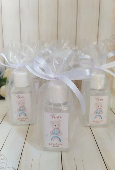 Álcool Gel Personalizado Lembrancinha Maternidade