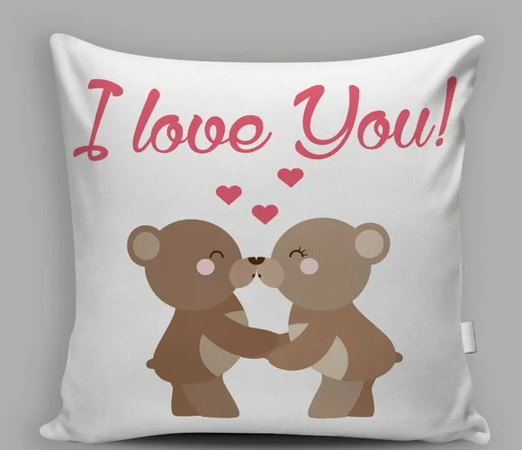 Almofada Decorativa I love You