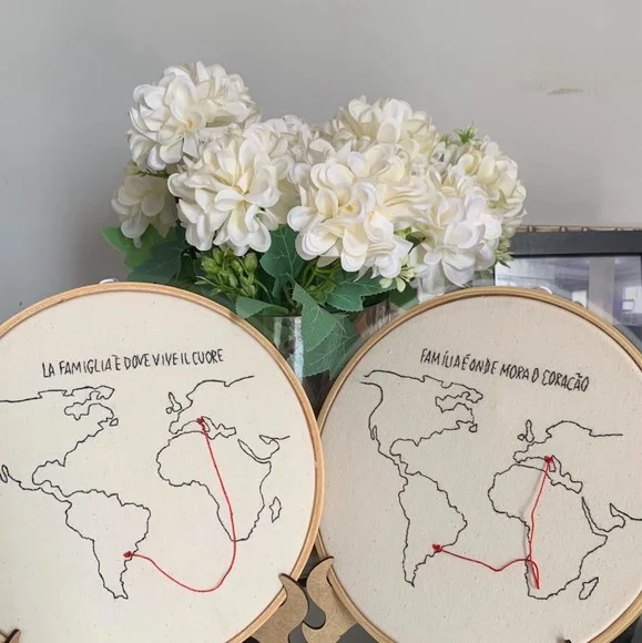 Amor sem Limites - Diversos Mapas - Bordado Livre