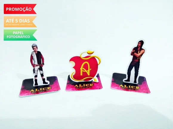 Aplique 3d de caixinha Descendentes