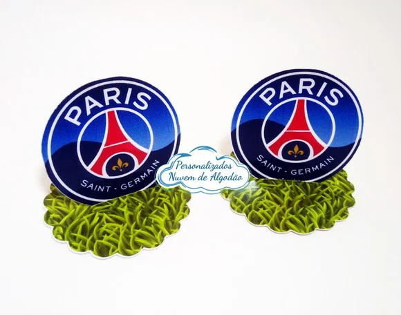 Aplique 3D de latinha PSG