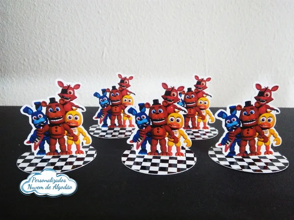 Aplique 3D - Five Nights