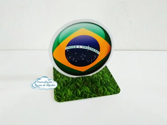 Aplique 3D Futebol Brasil