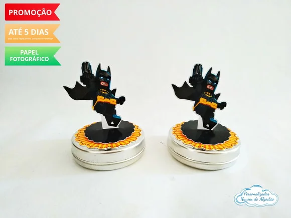 Aplique 3d lego - Batman