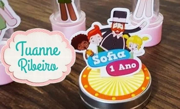 Aplique 3D - Mundo Bita