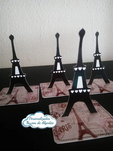 Aplique 3D - Paris