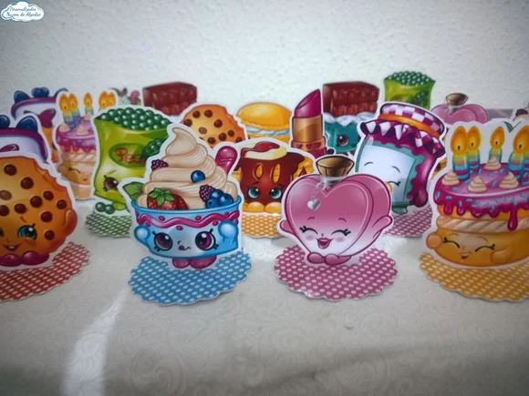 Aplique 3D - Shopkins
