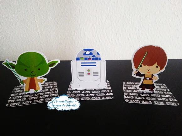 Aplique 3D - Star Wars Cute