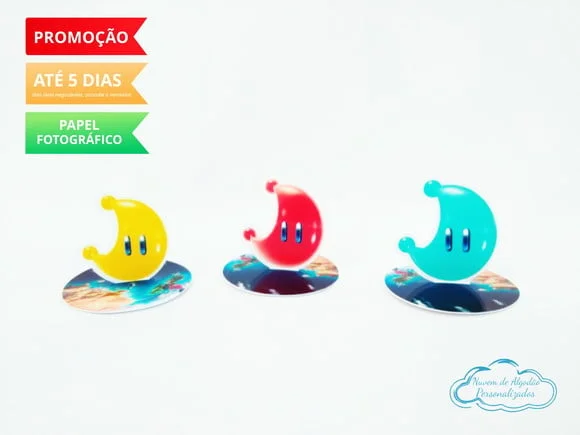 Aplique 3d Super Mario Odyssey