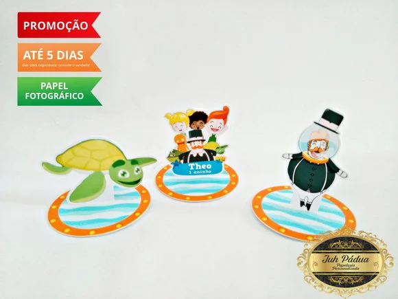 APLIQUE DE LATINHA 3D MUNDO BITA