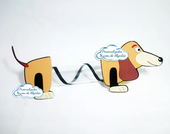 Aplique de Tubete Cachorro Toy Story