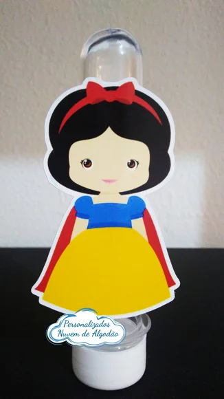 Aplique de Tubete - Branca de Neve Baby