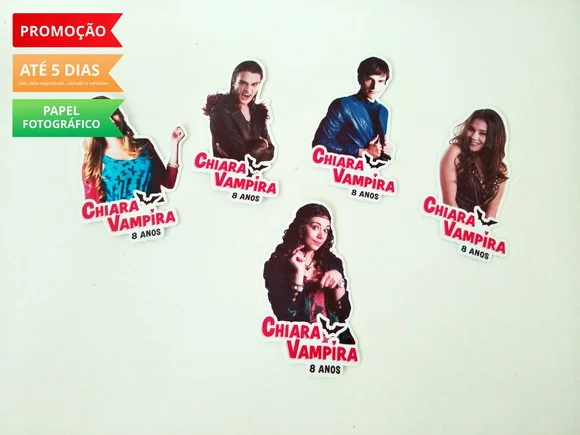 Aplique de tubete Chica Vampiro