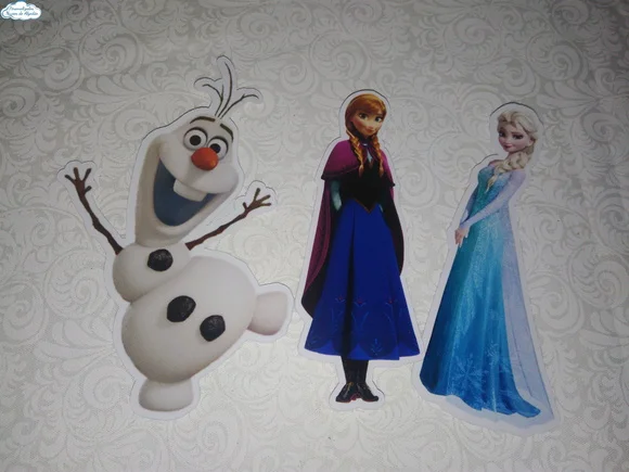 Aplique de Tubete - Frozen