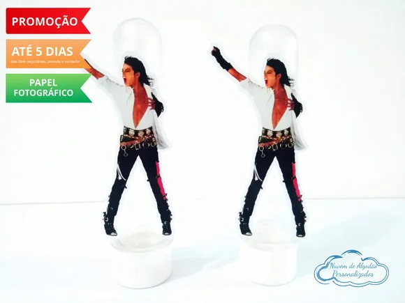Aplique de tubete Michael Jackson