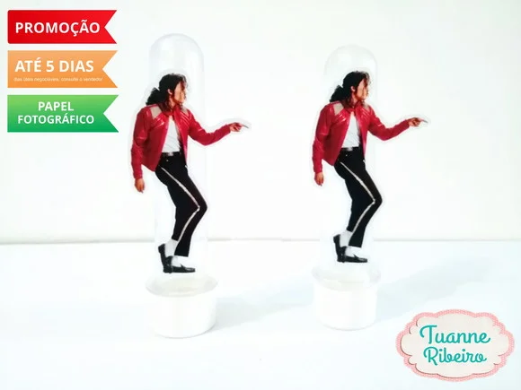 Aplique de Tubete - Michael Jackson