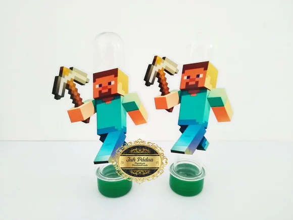 Aplique de Tubete Minecraft