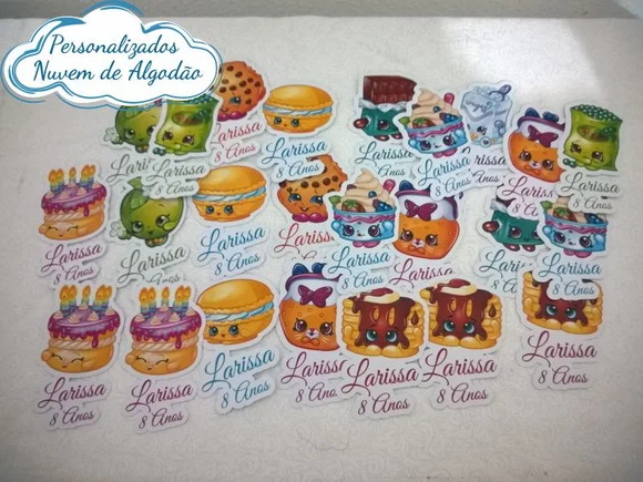 Aplique de Tubete - Shopkins