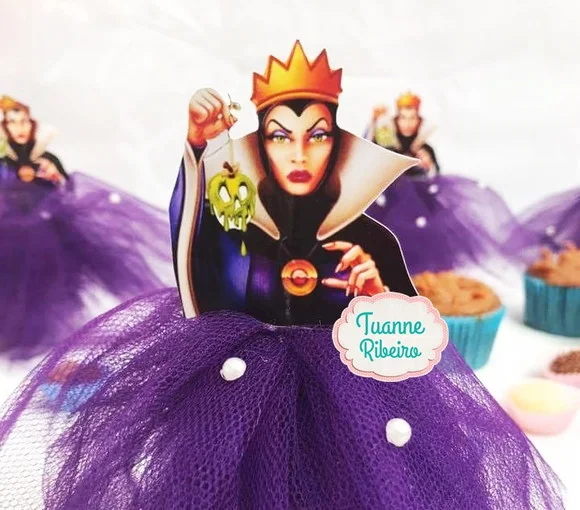 Aplique silhueta - Branca de Neve
