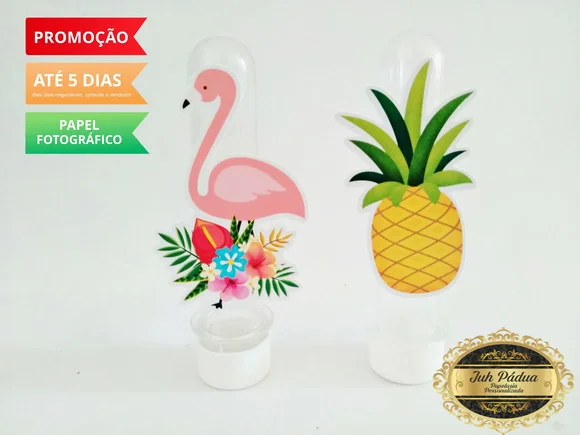 aplique tubete Flamingo