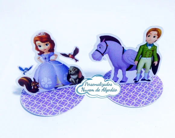 Apliques 3D - Princesa Sofia