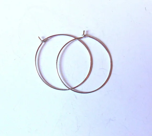 Argola para Montagem Marcador com 12 Argolas 3.5 cm Prateada