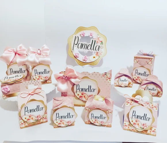 Arquivos de Corte Caixas Silhouette Rosé e Gold Maravilhosas