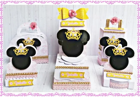 Arquivo Corte Digital Silhouette Festa Minnie Luxo