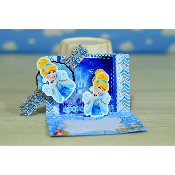 Arquivo de Corte Digital Convite Cinderella Luxo