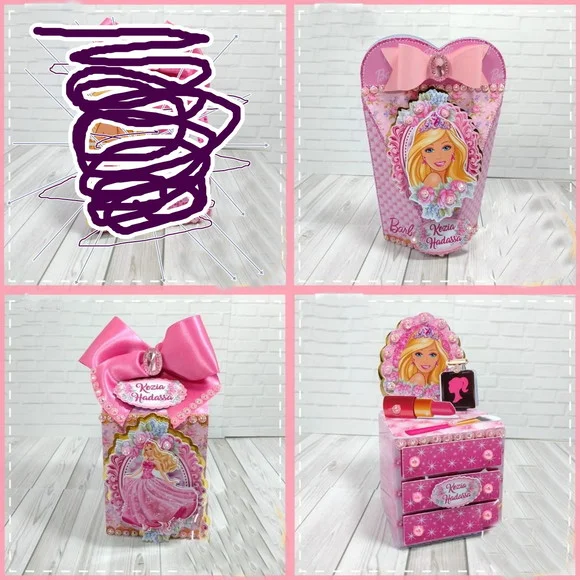 Arquivo de Corte Digital Silhoeutte Barbie Luxo