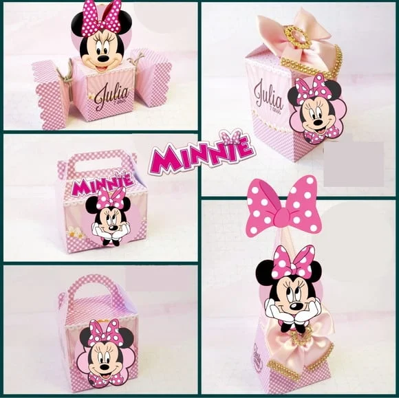 Arquivo de Corte Digital Silhouette Minnie Rosa Luxo