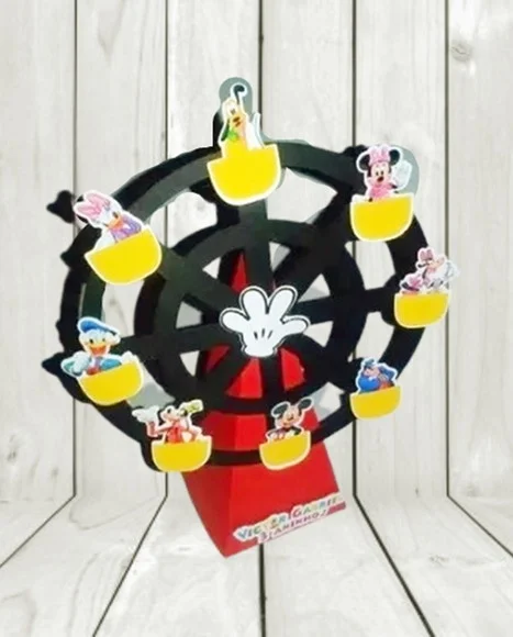 Arquivo de Corte Roda Gigante Mickey e Sua Turma