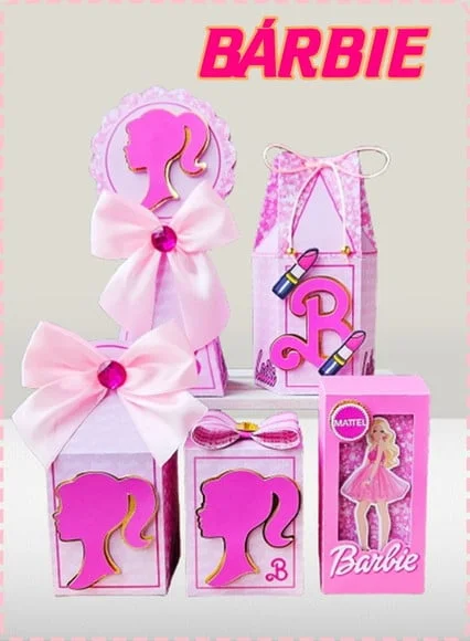 Arquivo Digital de Corte Studio e pdf Barbie Luxo