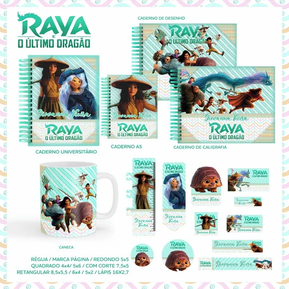 Arquivo Digital Kit Volta Ás Aulas Raya e o Ultimo Dragão