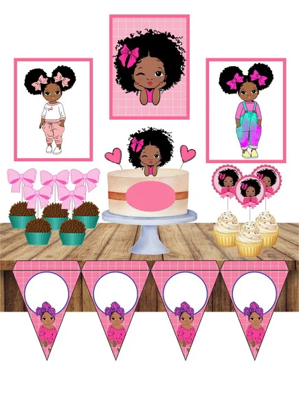 Arquivo Digital Silhouette Bonequinha Afro