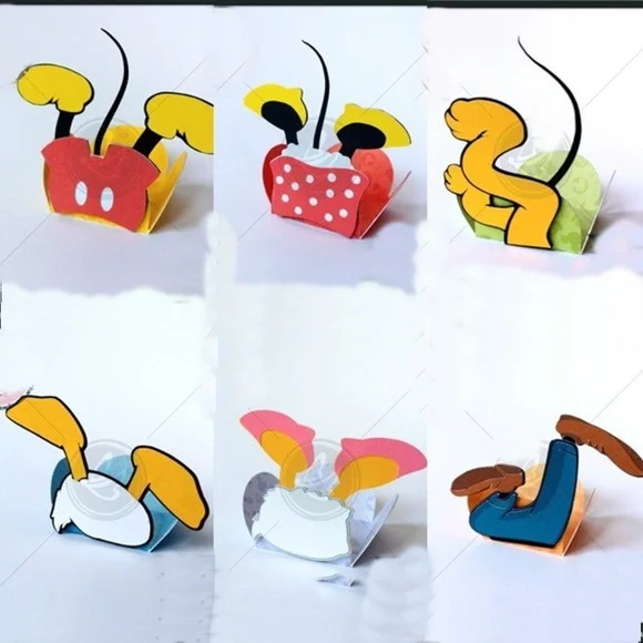 arquivo digital silhouette forminhas turma do mickey