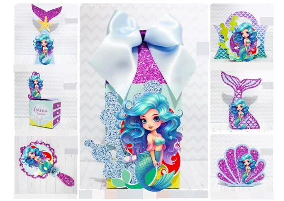 Arquivo Digital Silhouette Sereia Cute 2024